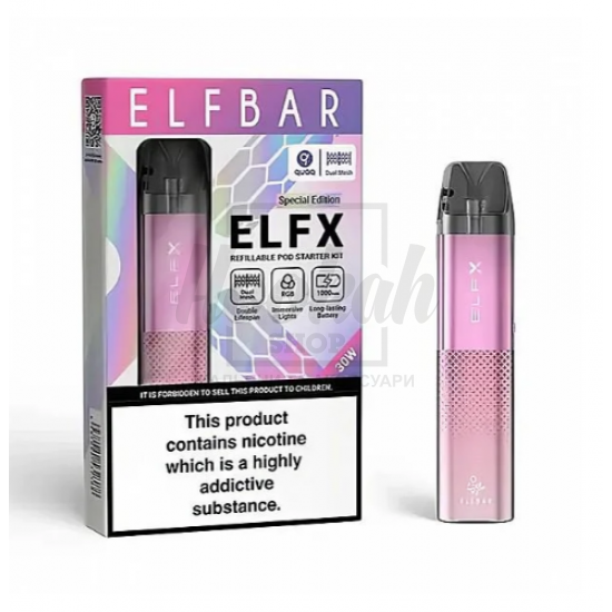Pod-система Elf Bar ELFX Pink Pod-система Elf Bar ELFX Pink