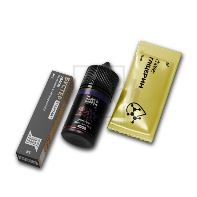 Рідина Набір Chaser Black Blackcurrant Rose (Смородина Троянда) 30мл 5% Рідина Набір Chaser Black Blackcurrant Rose (Смородина Троянда) 30мл 5%