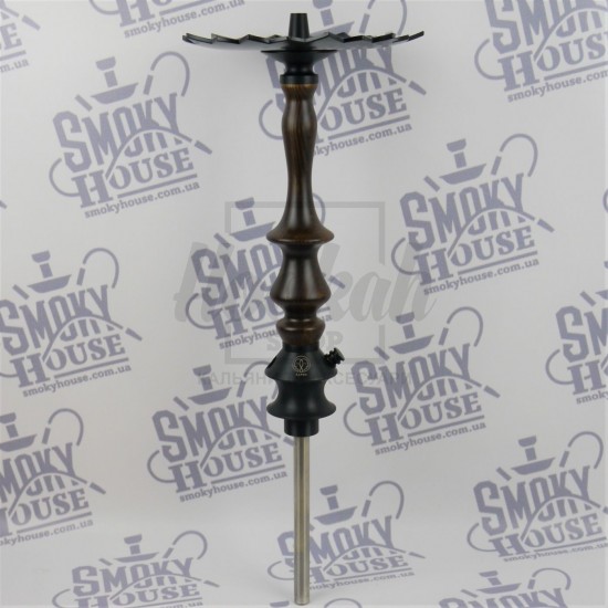 Шахта для кальяна Karma 3.2 Brown коричневая + блюдце