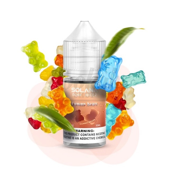 Рідина SOLANA LIQUID 5% 30мл Gummy Bears (ведмедики гамі) Рідина SOLANA LIQUID 5% 30мл Gummy Bears (ведмедики гамі)