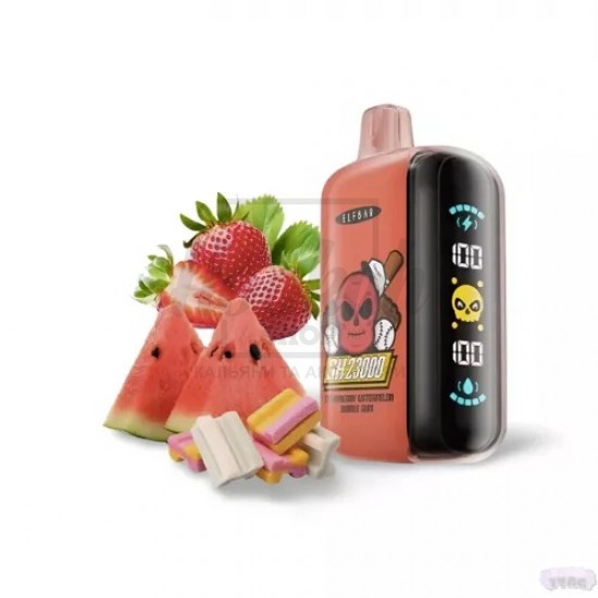 Електронна сигарета Elf Bar GH23000 Strawberry Watermelon Bubble Gum (полунично-кавунова жуйка) Електронна сигарета Elf Bar GH23000 Strawberry Watermelon Bubble Gum (полунично-кавунова жуйка)