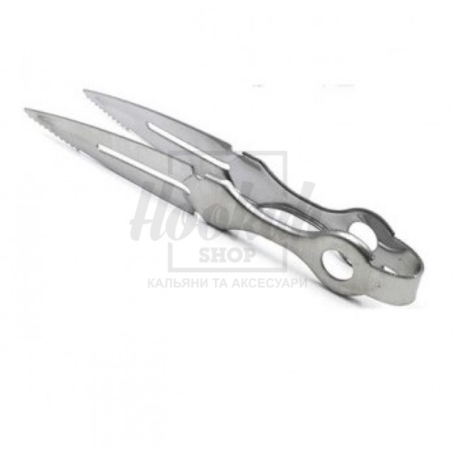 Щипці для кальяну Japona Steel Silver Щипці для кальяну Japona Steel Silver