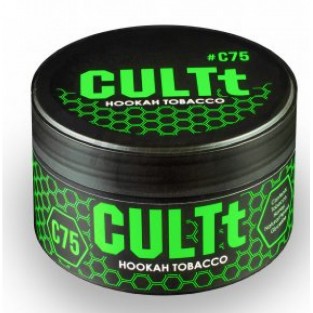 Тютюн CULT C75 Ice Green Apple (Лід Зелене Яблуко) 100 г