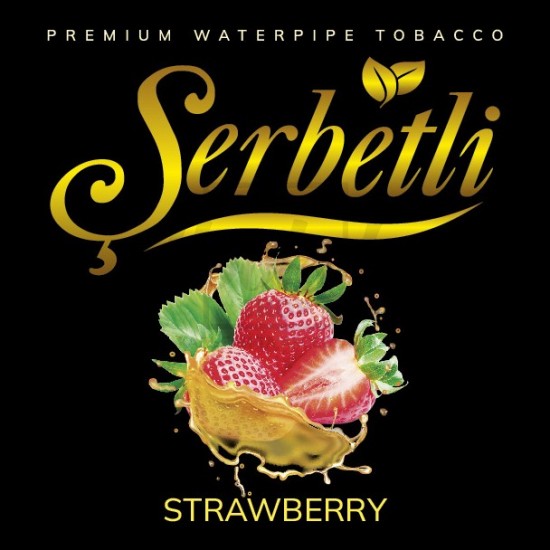 Тютюн Serbetli Strawberry (Полуниця) 100 гр Тютюн Serbetli Strawberry (Полуниця) 100 гр