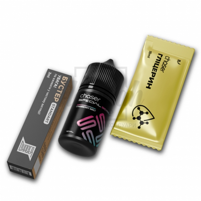 Рідина Набір Chaser My Mint Cranberry Mint (Журавлина М'ята) 30 мл 5% Рідина Набір Chaser My Mint Cranberry Mint (Журавлина М'ята) 30 мл 5%