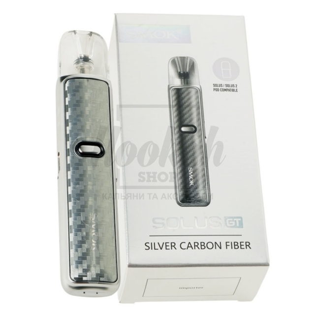 Багаторазова Pod-система Smok Solus GT Silver Carbon Fiber