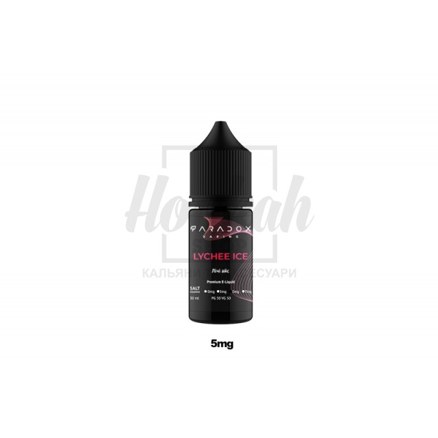 Жидкость Paradox Vaping Lychee Ice (Личи Айс) 30ml/50mg Salt Nic Жидкость Paradox Vaping Lychee Ice (Личи Айс) 30ml/50mg Salt Nic