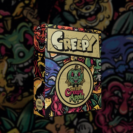 Табак Creepy Apple (Яблоко) 100 гр Табак Creepy Apple (Яблоко) 100 гр