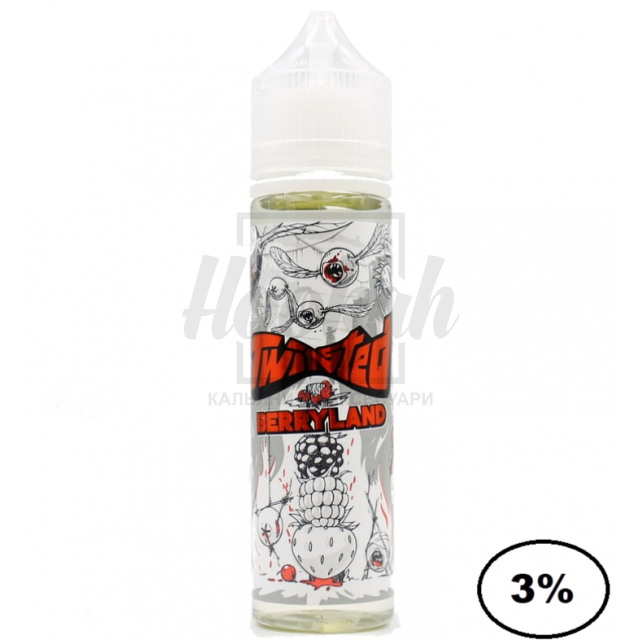 Рідина Twisted 3% 60мл Berryland (ягідний мікс) Рідина Twisted 3% 60мл Berryland (ягідний мікс)