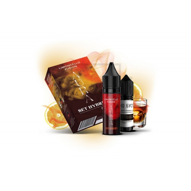 Набір Aura Set Hybrid Limocello Fusion (Лімончелло) 10ml/50mg Набір Aura Set Hybrid Limocello Fusion (Лімончелло) 10ml/50mg