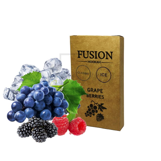 Тютюн Fusion Classic Ice Grape Berries (Льод Виноград Ягоди) 100 гр Тютюн Fusion Classic Ice Grape Berries (Льод Виноград Ягоди) 100 гр
