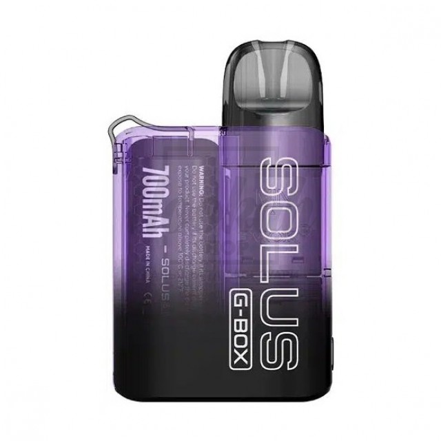 Багаторазова Pod-система Smok Solus G-BOX KIT Transparent Purple Багаторазова Pod-система Smok Solus G-BOX KIT Transparent Purple