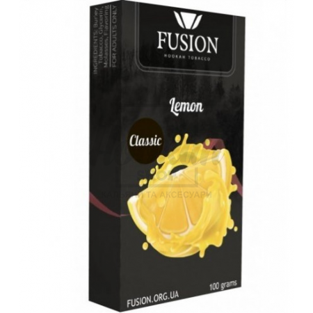 Табак Fusion Medium Lemon (Лимон) 100 гр Табак Fusion Medium Lemon (Лимон) 100 гр