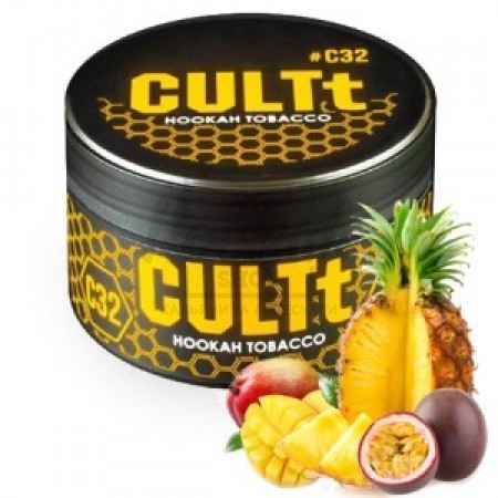 Тютюн CULT C32 Mango Passion Fruit Pineapple (Манго Маракуя Ананас) 100 г Тютюн CULT C32 Mango Passion Fruit Pineapple (Манго Маракуя Ананас) 100 г