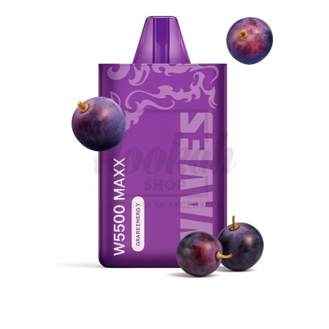 Електронна сигарета Waves W5500 Maxx Grape Energy (Виноградний Енергетик) Електронна сигарета Waves W5500 Maxx Grape Energy (Виноградний Енергетик)