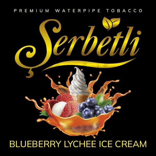 Тютюн Serbetli Blueberry Lychee Ice Cream (Чорниця Лічі Морозиво) 500 гр Тютюн Serbetli Blueberry Lychee Ice Cream (Чорниця Лічі Морозиво) 500 гр