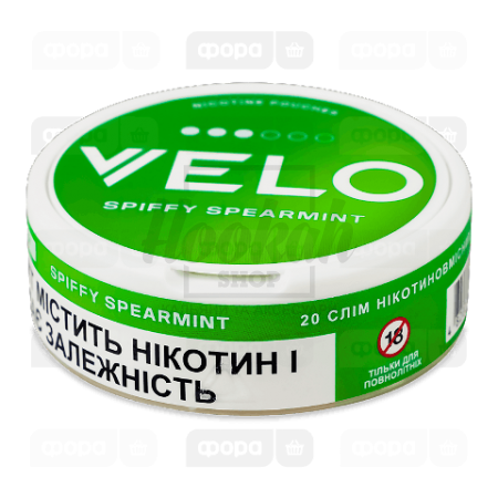 Снюс Velo Spiffy Spearmint (Яскрава М'ята) Класичний