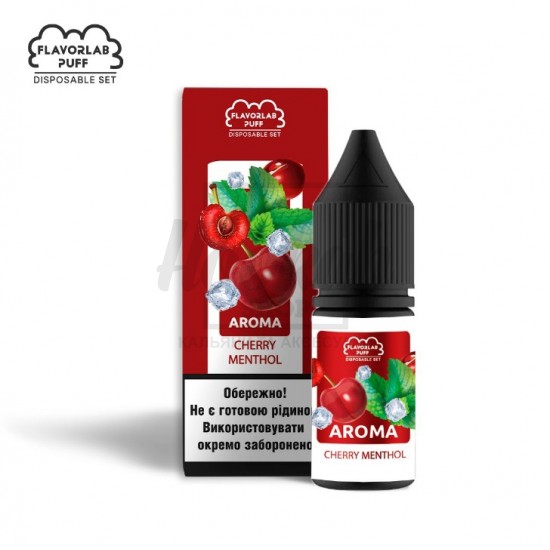 Рідина Набір Flavorlab Puff Cherry Mentol (Вишня Ментол) 10мл 5%
