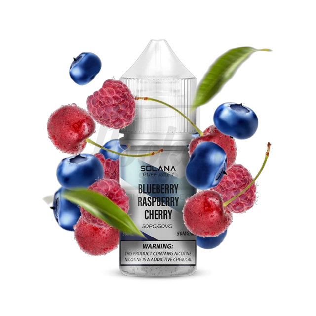 Жидкость SOLANA LIQUID Blueberry Raspberry Cherry (Черника Малина Вишня) 30мл 5% Жидкость SOLANA LIQUID Blueberry Raspberry Cherry (Черника Малина Вишня) 30мл 5%