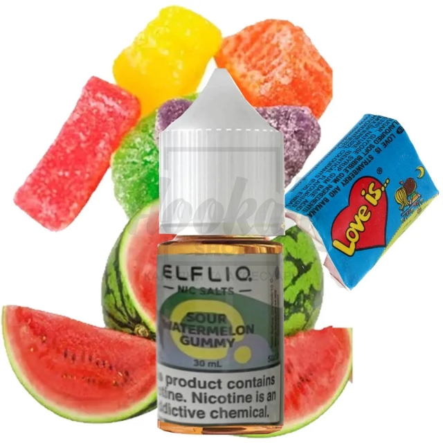 Рідина Elf Liq Sour Watermelon Gummy (Кислі Кавунні Желейки) 30мл 5%