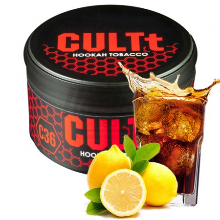 Тютюн CULT C36 Cola Lemon (Кола Лимон) 100 г Тютюн CULT C36 Cola Lemon (Кола Лимон) 100 г