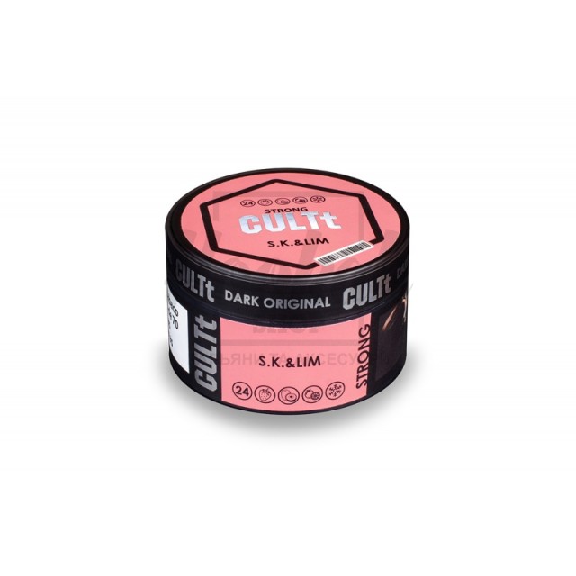 Заправка CULTt Strong #DS24 S. K. & Lime (Клубника, Киви, Лайм) 100 g. Заправка CULTt Strong #DS24 S. K. & Lime (Клубника, Киви, Лайм) 100 g.