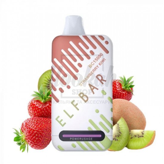 Електронна сигарета Elf Bar BC15000 Strawberry Kiwi (Полуниця Ківі)