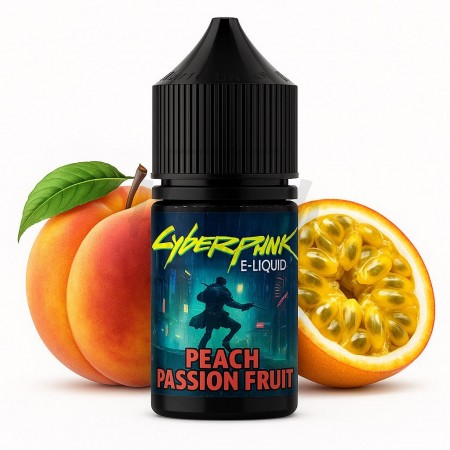 Жидкость Cyberpunk Peach Passion Fruit (Персик Маракуйя) 30мл 5% Жидкость Cyberpunk Peach Passion Fruit (Персик Маракуйя) 30мл 5%