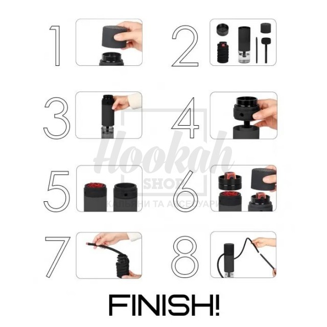 Кальян Yahya Tube Blue Кальян Yahya Tube Blue