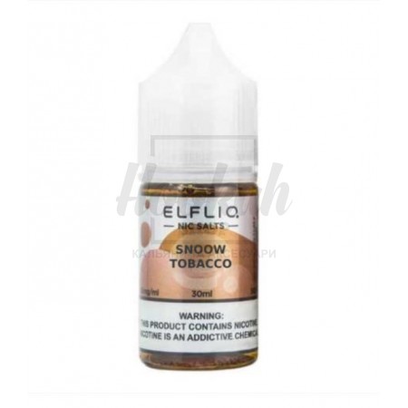 Жидкость Elf Liq Snoow Tobacco (Кремовый Табак) 30мл 5%