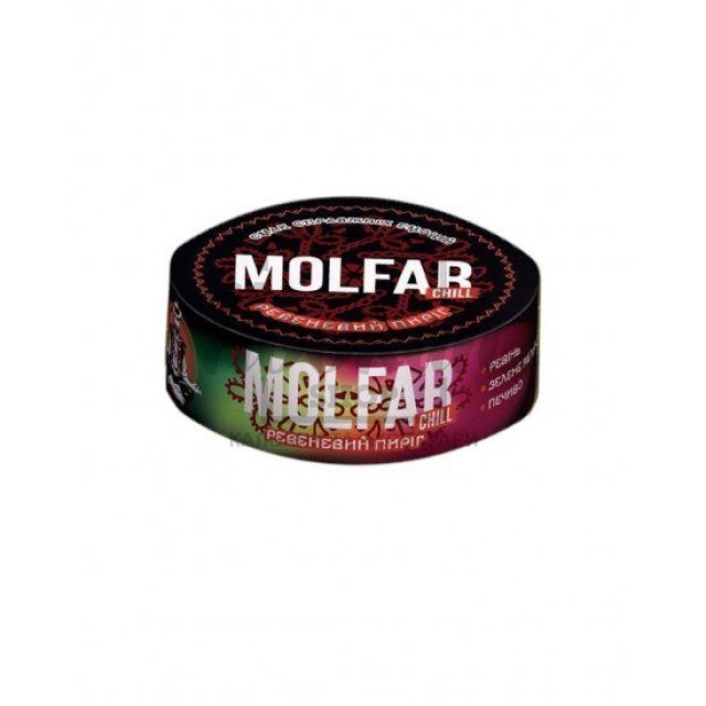 Тютюн Molfar Chill Line Ревеневий Пиріг (Ревень Зелене Яблуко Печиво) 40 гр