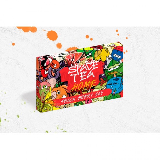 Заправка SpaceTea Peach Berry Sky (Малина, Персик, Чорниця) 40 g. 