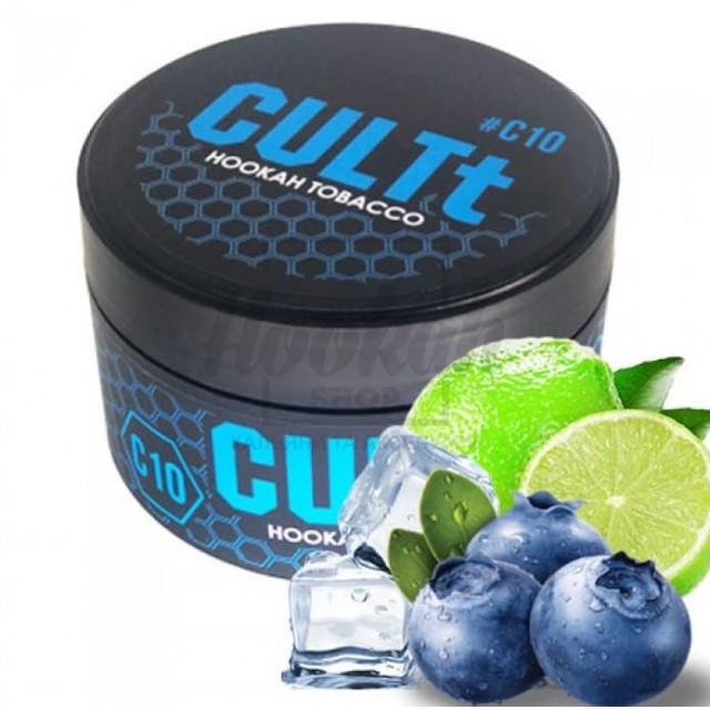 Тютюн CULT C10 Blueberry Lime Ice (Чорниця Лайм Лід) 100 г Тютюн CULT C10 Blueberry Lime Ice (Чорниця Лайм Лід) 100 г