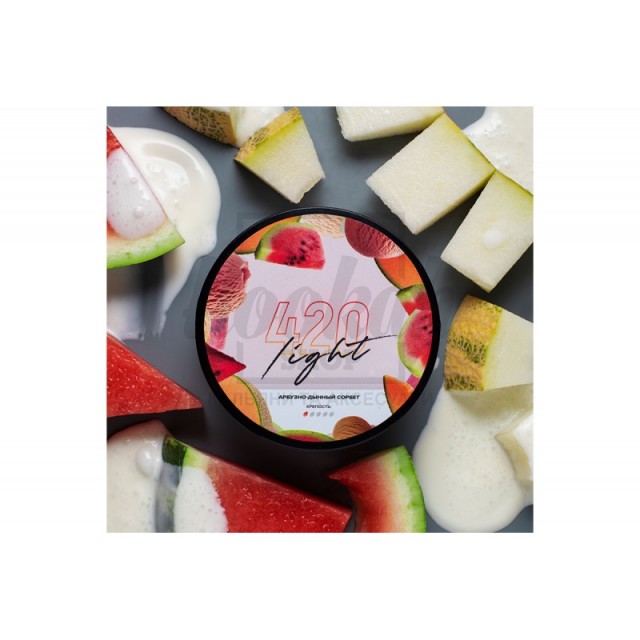 Заправка 420 Light Кавуново-Динний Сорбет (Watermelon-Melon Sorbet) 100 g. Заправка 420 Light Кавуново-Динний Сорбет (Watermelon-Melon Sorbet) 100 g.