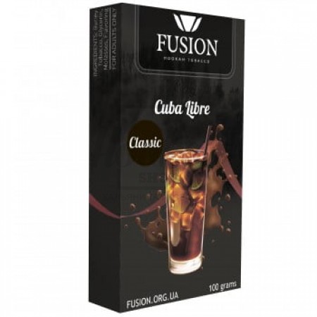 Тютюн Fusion Classic Cuba Libre (Куба Лібре) 100 гр Тютюн Fusion Classic Cuba Libre (Куба Лібре) 100 гр