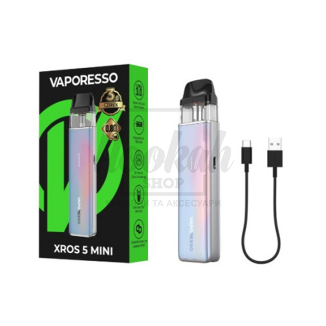 Багаторазова Pod-система Vaporesso XROS 5 Mini Pastel Crystal Багаторазова Pod-система Vaporesso XROS 5 Mini Pastel Crystal