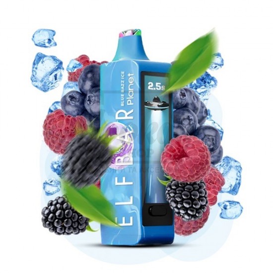 Електронна сигарета Elf Bar Planet 25000 Blue Razz Ice (Блакитний Лимонад Лід) Електронна сигарета Elf Bar Planet 25000 Blue Razz Ice (Блакитний Лимонад Лід)