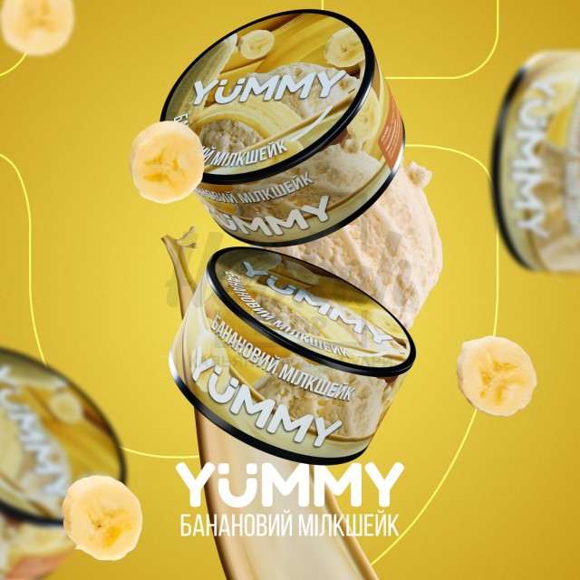Тютюн Yummy Banana Milkshake (Банан Мілкшейк) 100 гр