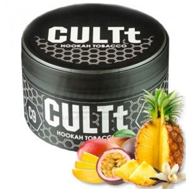 Тютюн CULT C09 Mango Passion Fruit Pineapple Vanilla (Манго Маракуя Ананас Ваніль) 100 г Тютюн CULT C09 Mango Passion Fruit Pineapple Vanilla (Манго Маракуя Ананас Ваніль) 100 г