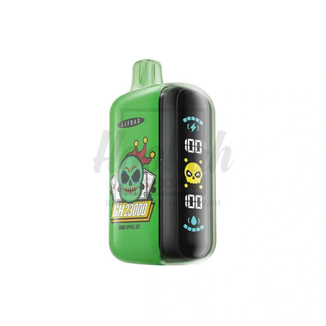 Електронна сигарета Elf Bar GH23000 Sour Apple Ice (Кисле Яблуко Лід)