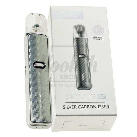 Многоразовая Pod-система Smok Solus GT Silver Carbon Fiber
