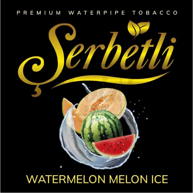 Тютюн Serbetli Ice Watermelon Melon (Кавун Диня Лід) 100 гр Тютюн Serbetli Ice Watermelon Melon (Кавун Диня Лід) 100 гр