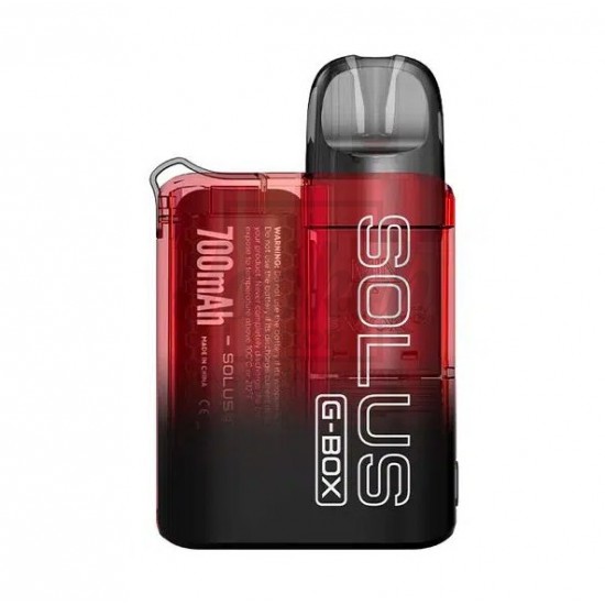 Багаторазова Pod-система Smok Solus G-BOX KIT Transparent Red Багаторазова Pod-система Smok Solus G-BOX KIT Transparent Red