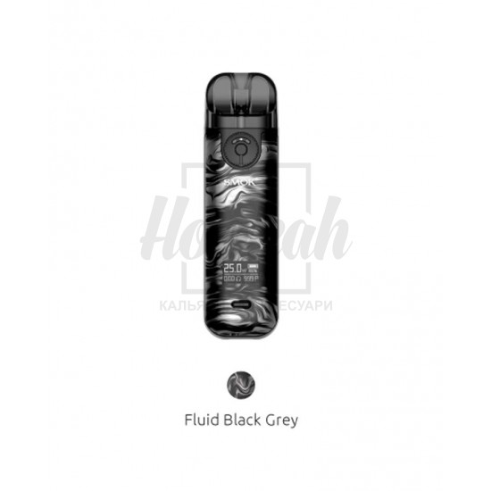 Багаторазова Pod-система Smok Novo 4 800 мАг Fluid Black Grey Багаторазова Pod-система Smok Novo 4 800 мАг Fluid Black Grey