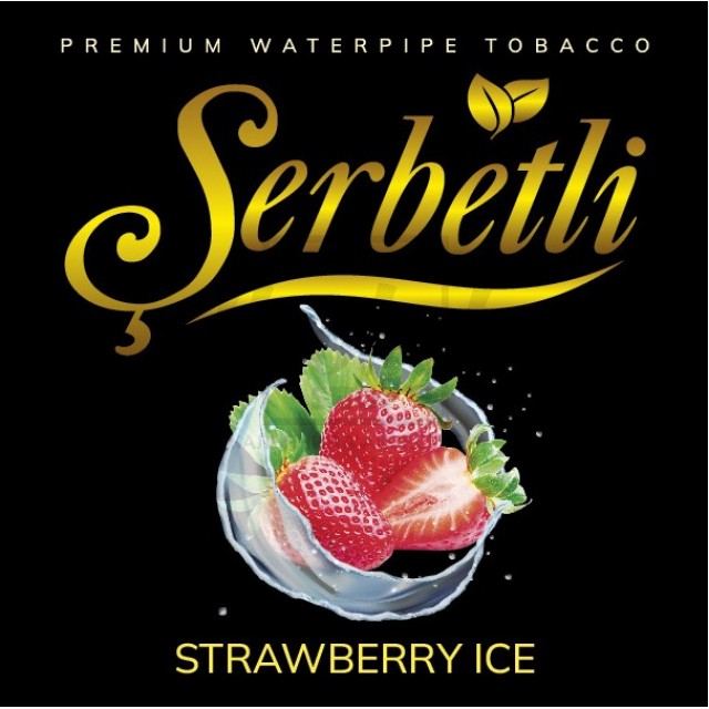 Тютюн Serbetli Ice Strawberry (Полуниця Лід) 100 гр Тютюн Serbetli Ice Strawberry (Полуниця Лід) 100 гр