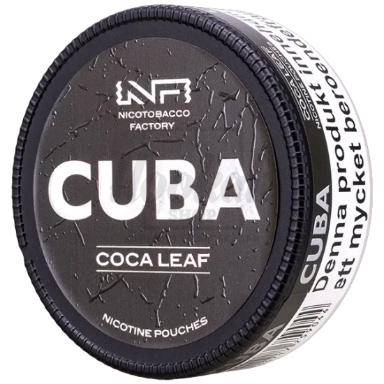 Снюс Cuba Black Double Fresh 43 mg/pouch 66 mg/g (М'ята Свіжість)