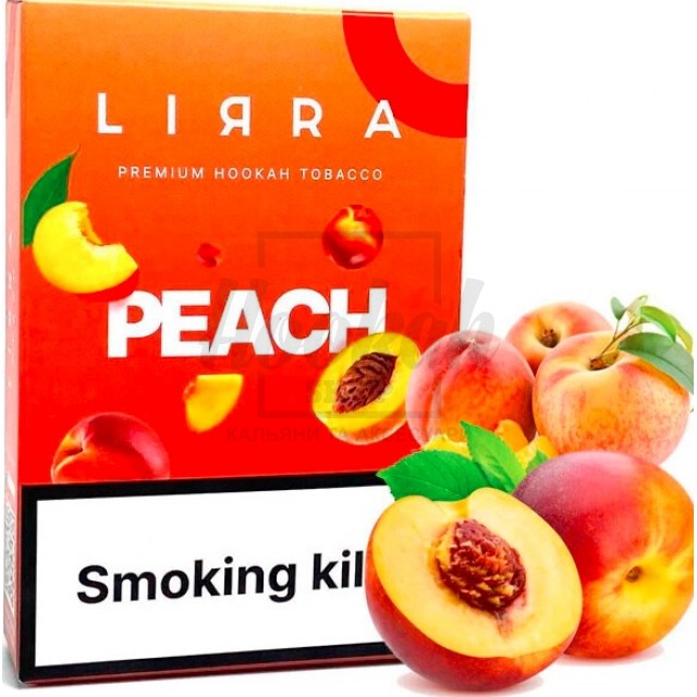 Тютюн Lirra Juicy Peach (Соковитий Персик) 50 гр Тютюн Lirra Juicy Peach (Соковитий Персик) 50 гр