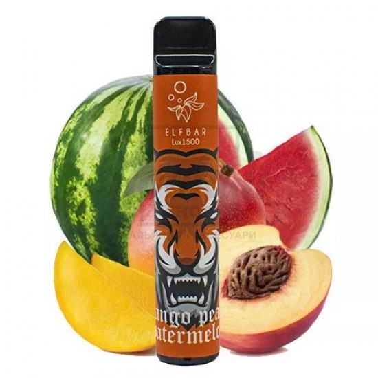 Електронна сигарета Elf Bar 1500 Mango Peach Watermelon (Манго Персик Кавун) Електронна сигарета Elf Bar 1500 Mango Peach Watermelon (Манго Персик Кавун)