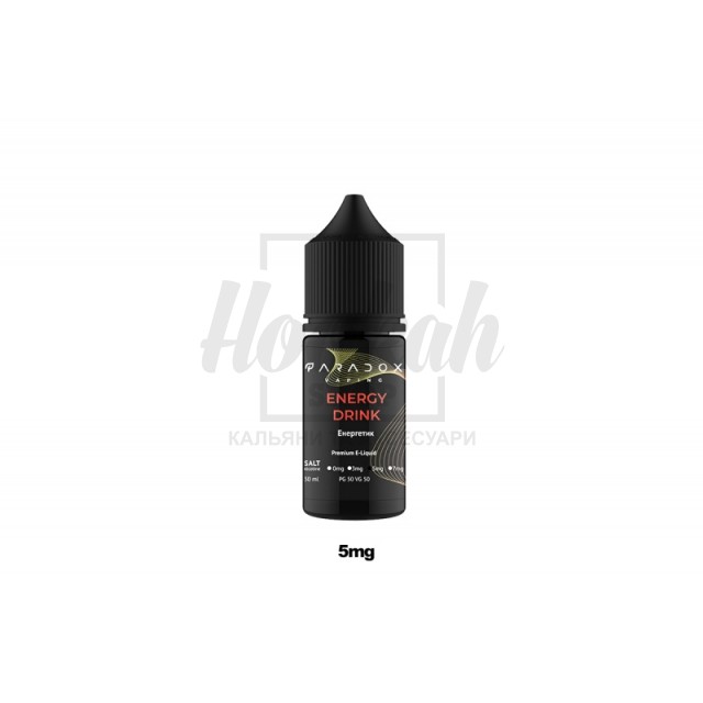  Жидкость Paradox Vaping Energy Drink (Энергетик) 30ml/50mg Salt Nic