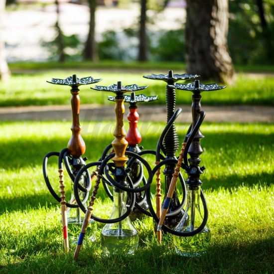 Шахта для кальяну Karma 3.1 RED червона + Блюдце